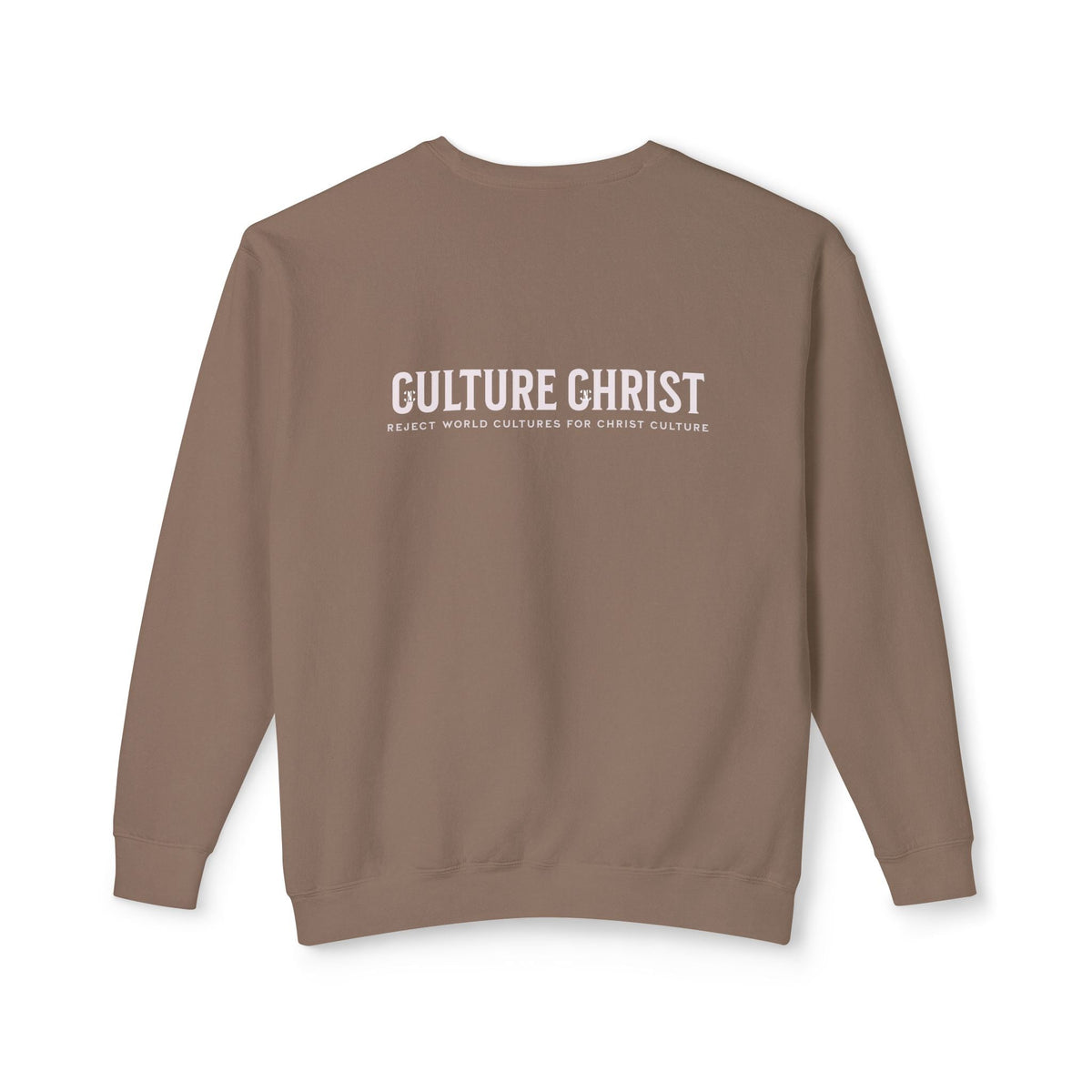 Culture Christ Crewneck Sweatshirt — Minimal Christian Faith Pullover