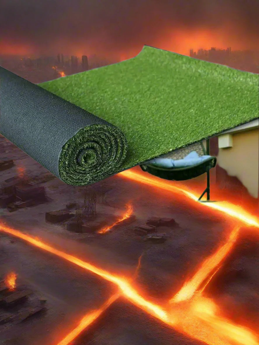 "5 Meters of Pure Grass Rage – Heavy Turf™ Edition by Lizard Vigilante"