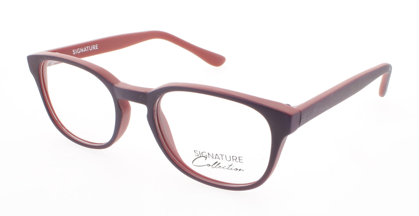 Signature S7001pur/Red Eyeglasses