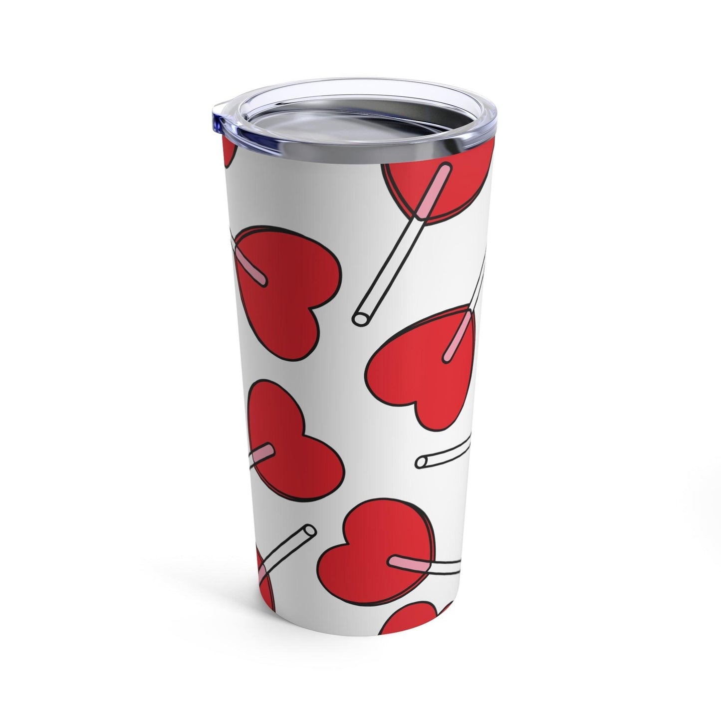 Valentine’s Day Heart Lollipops Tumbler 20oz