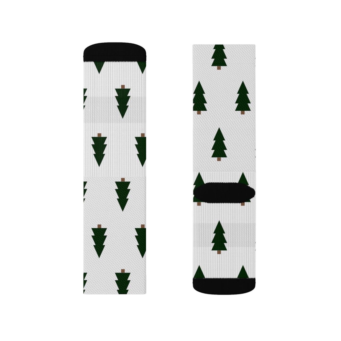 Christmas Trees Sublimation Socks