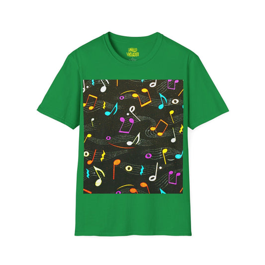 Musical Notes Unisex Softstyle T-Shirt
