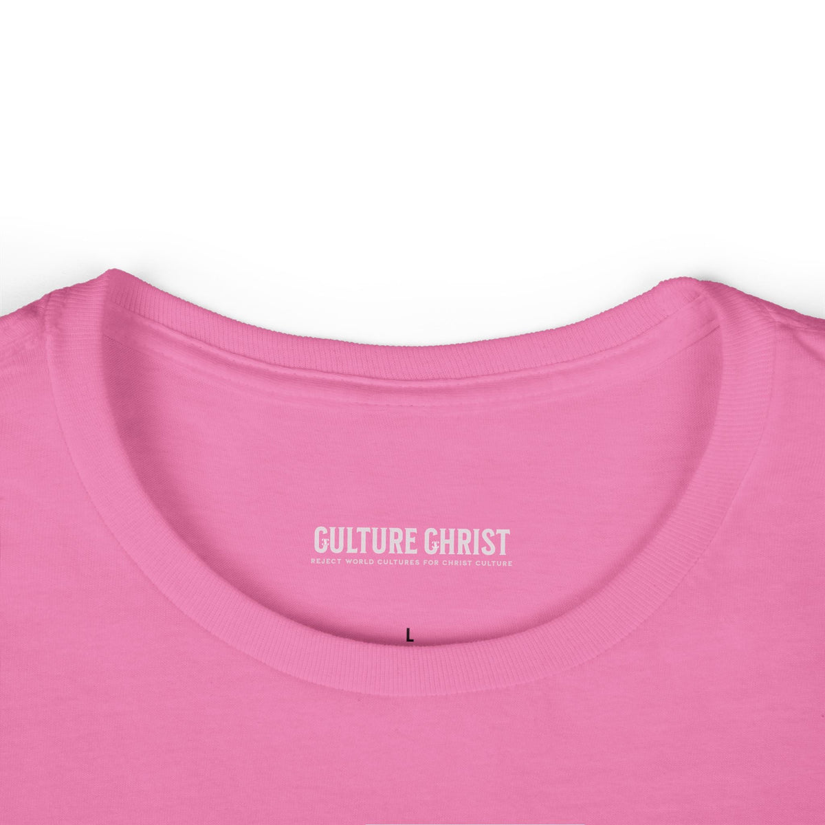 Culture Christ Women's Tee — Faith-Based Minimalist Christian Shirt