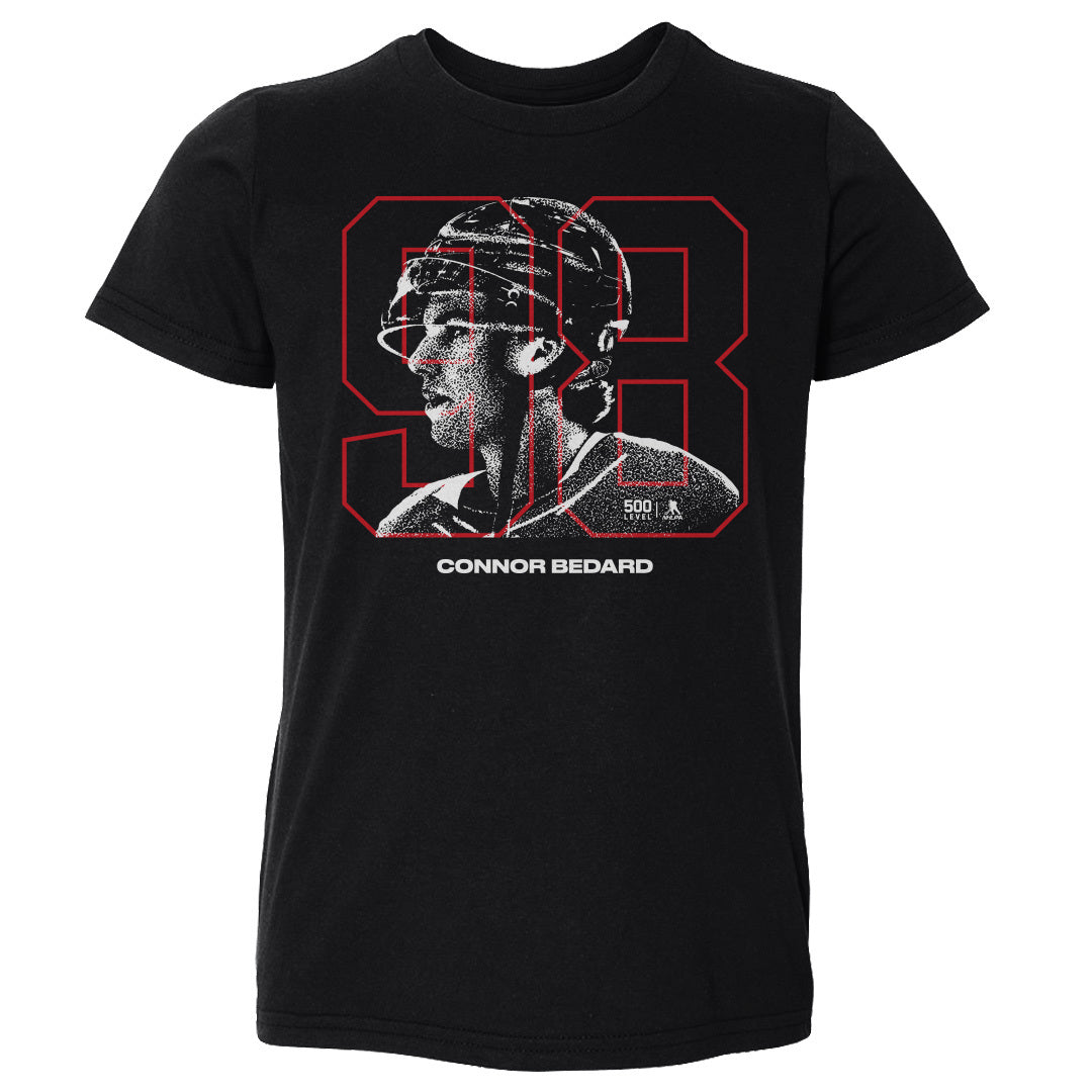Connor Bedard Chicago Overlay WHT