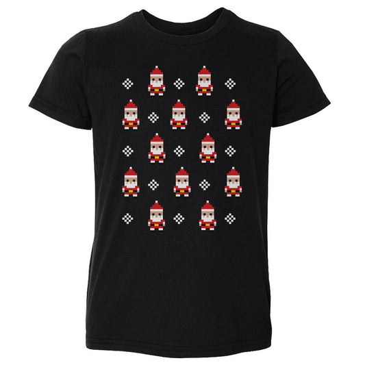 Christmas 8-bit Santas WHT