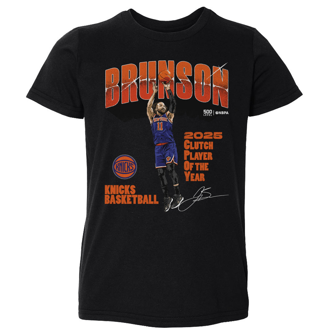 Jalen Brunson New York Knicks 2025 Clutch Player Of The Year WHT