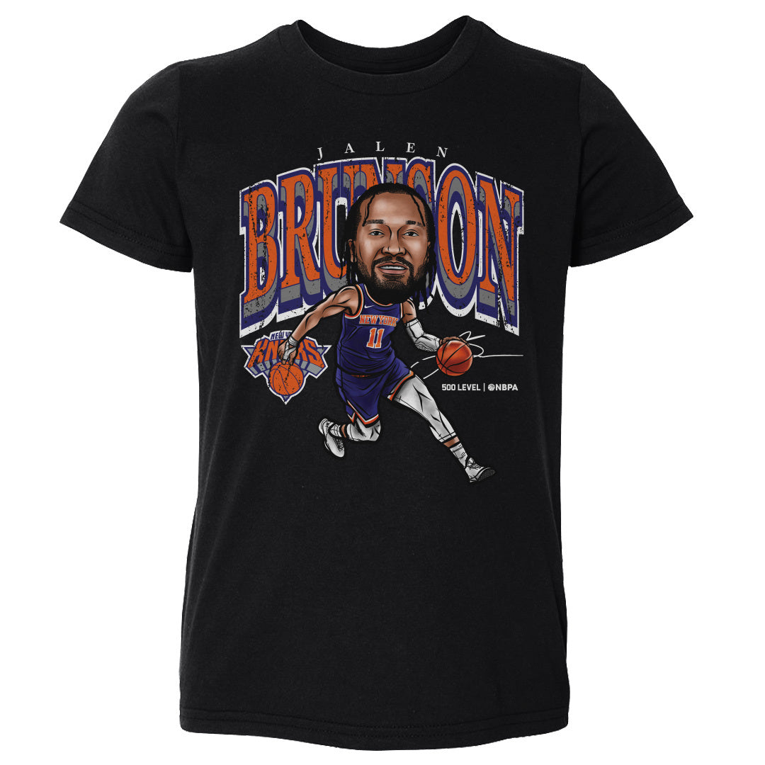 Jalen Brunson New York Knicks Cartoon WHT