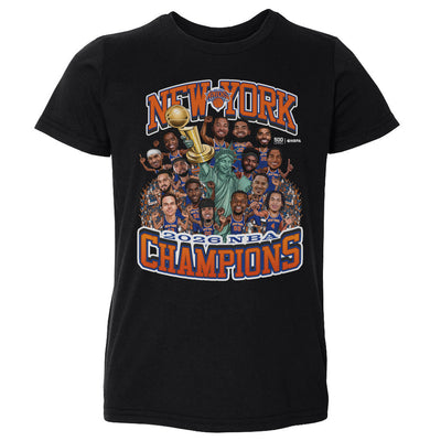 New York Knicks NBA Finals 2026 Champions Caricature WHT