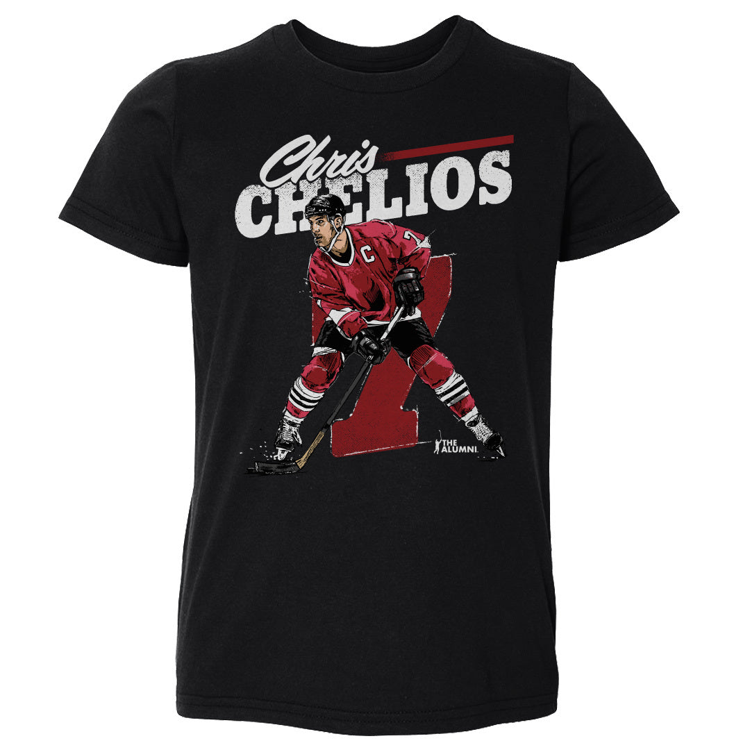 Chris Chelios Chicago Retro WHT