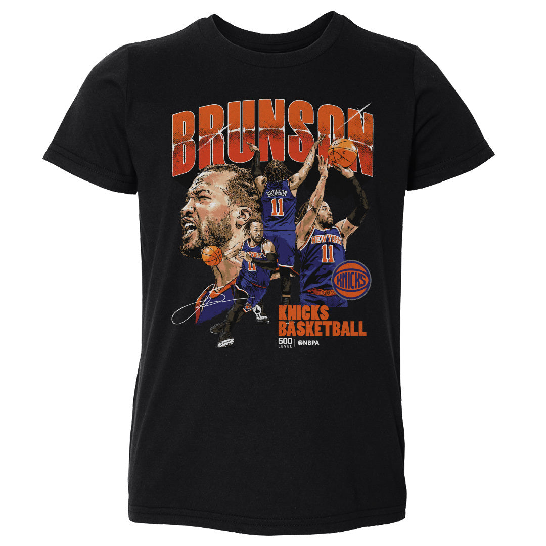 Jalen Brunson New York Knicks Collage WHT
