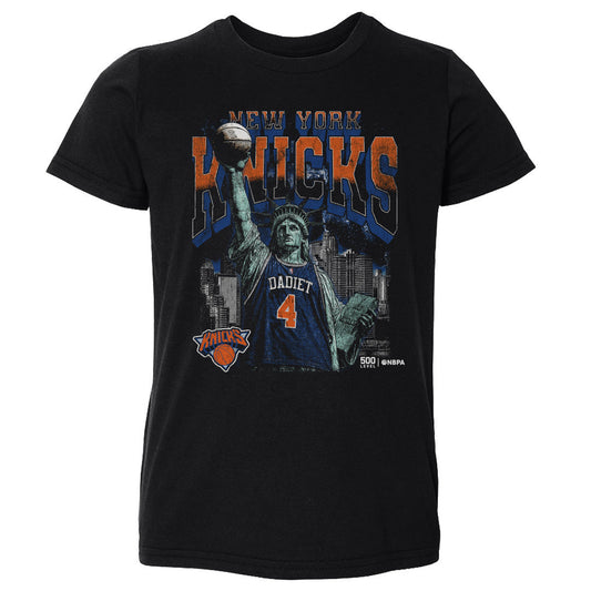 Pacome Dadiet New York Knicks Statue Of Liberty WHT