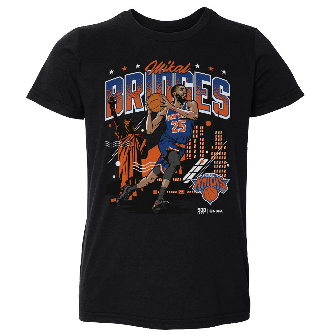 Mikal Bridges New York Knicks Skyline WHT