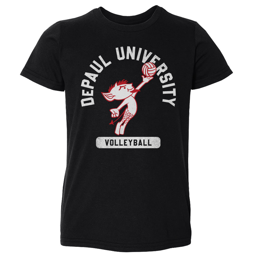 DePaul Blue Demons Billy Volleyball WHT
