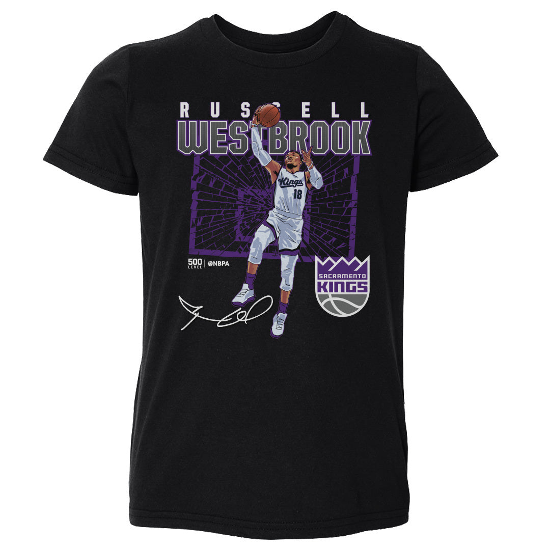 Russell Westbrook Sacramento Kings Shattered WHT