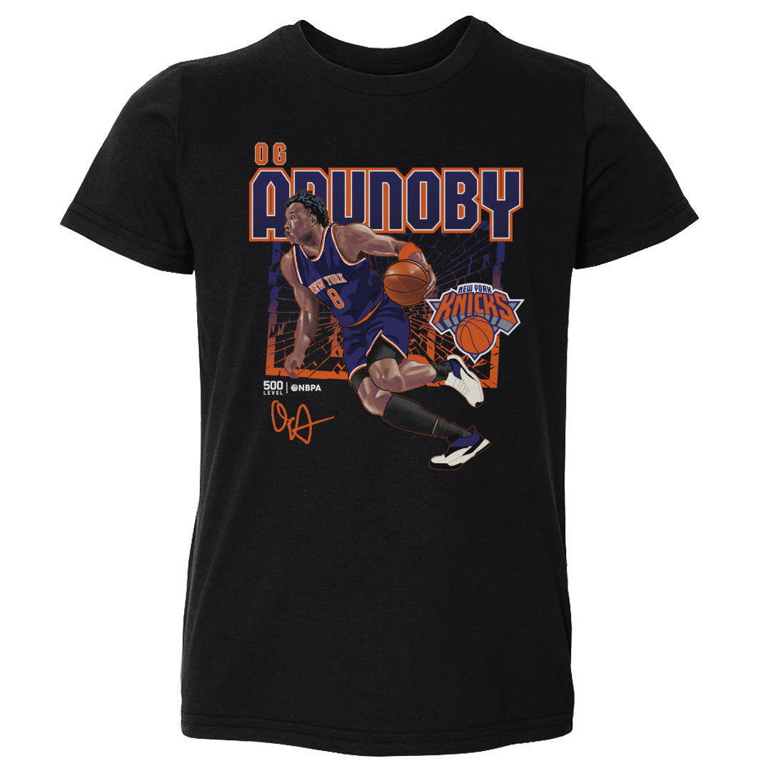 OG Anunoby New York Knicks Shattered WHT