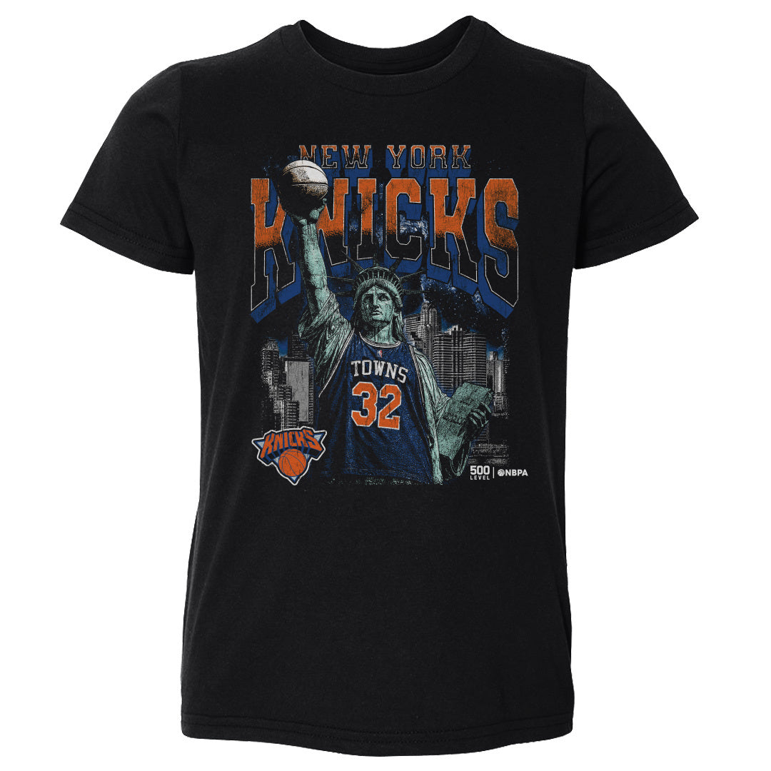 Karl-Anthony Towns New York Knicks Statue Of Liberty WHT