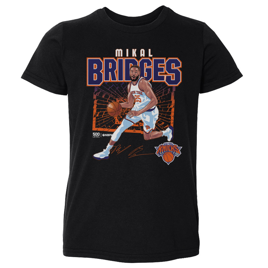 Mikal Bridges New York Knicks Shattered WHT