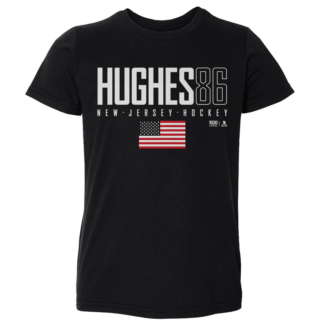 Jack Hughes New Jersey USA Elite WHT