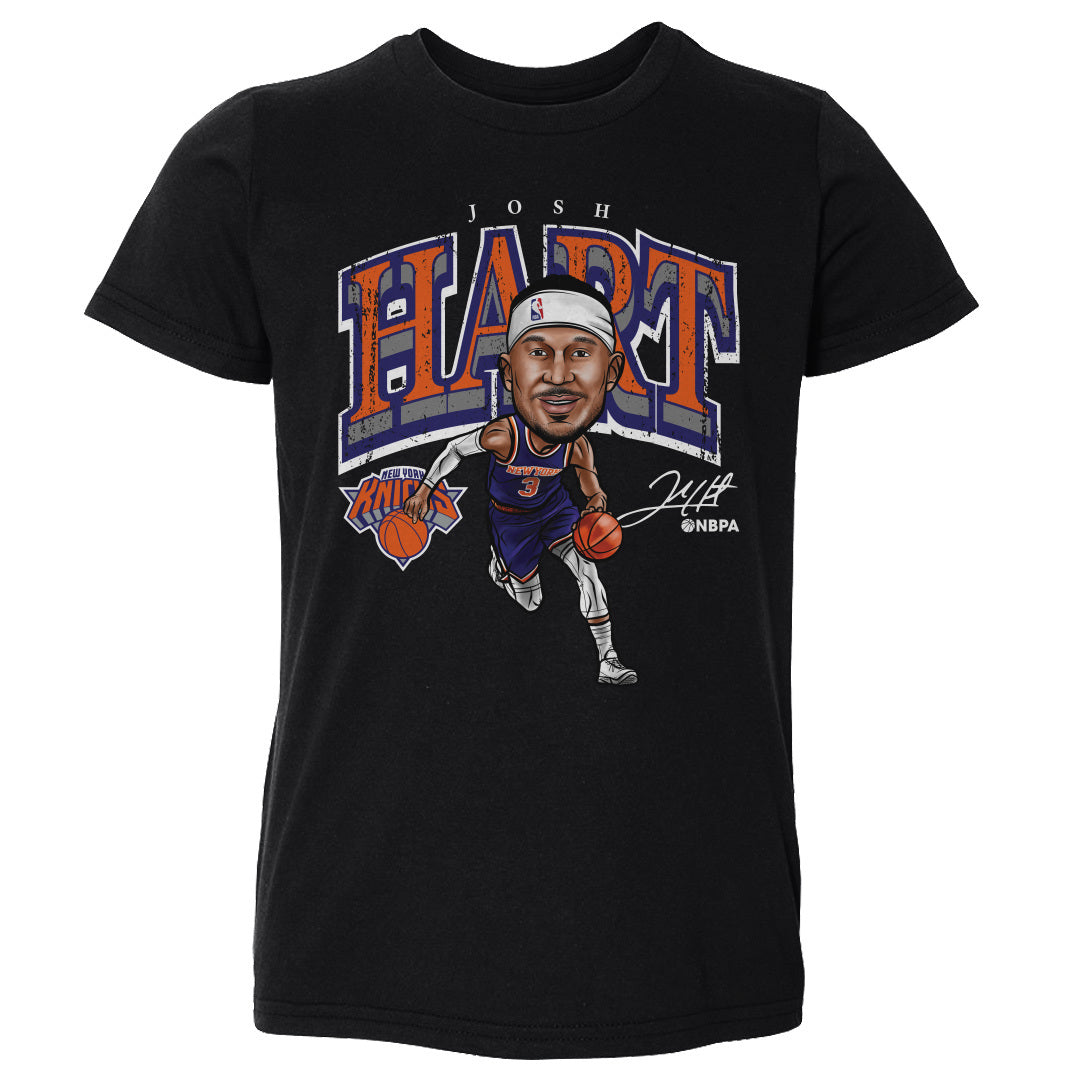Josh Hart New York Knicks Cartoon WHT