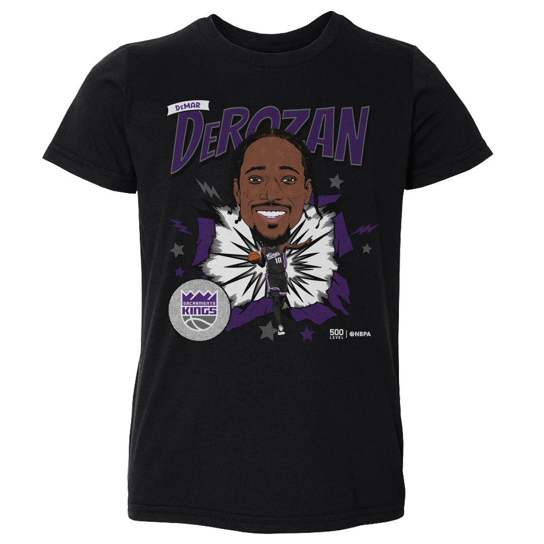DeMar DeRozan Sacramento Kings Caricature WHT
