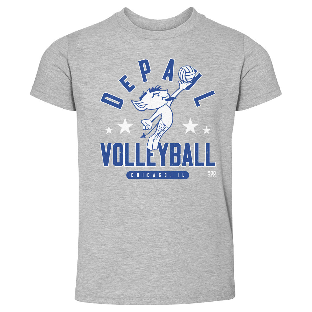 DePaul Blue Demons Vintage Volleyball Blue WHT