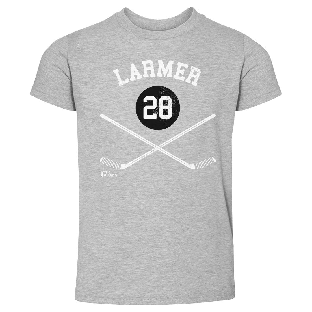 Steve Larmer Chicago 28 Sticks WHT