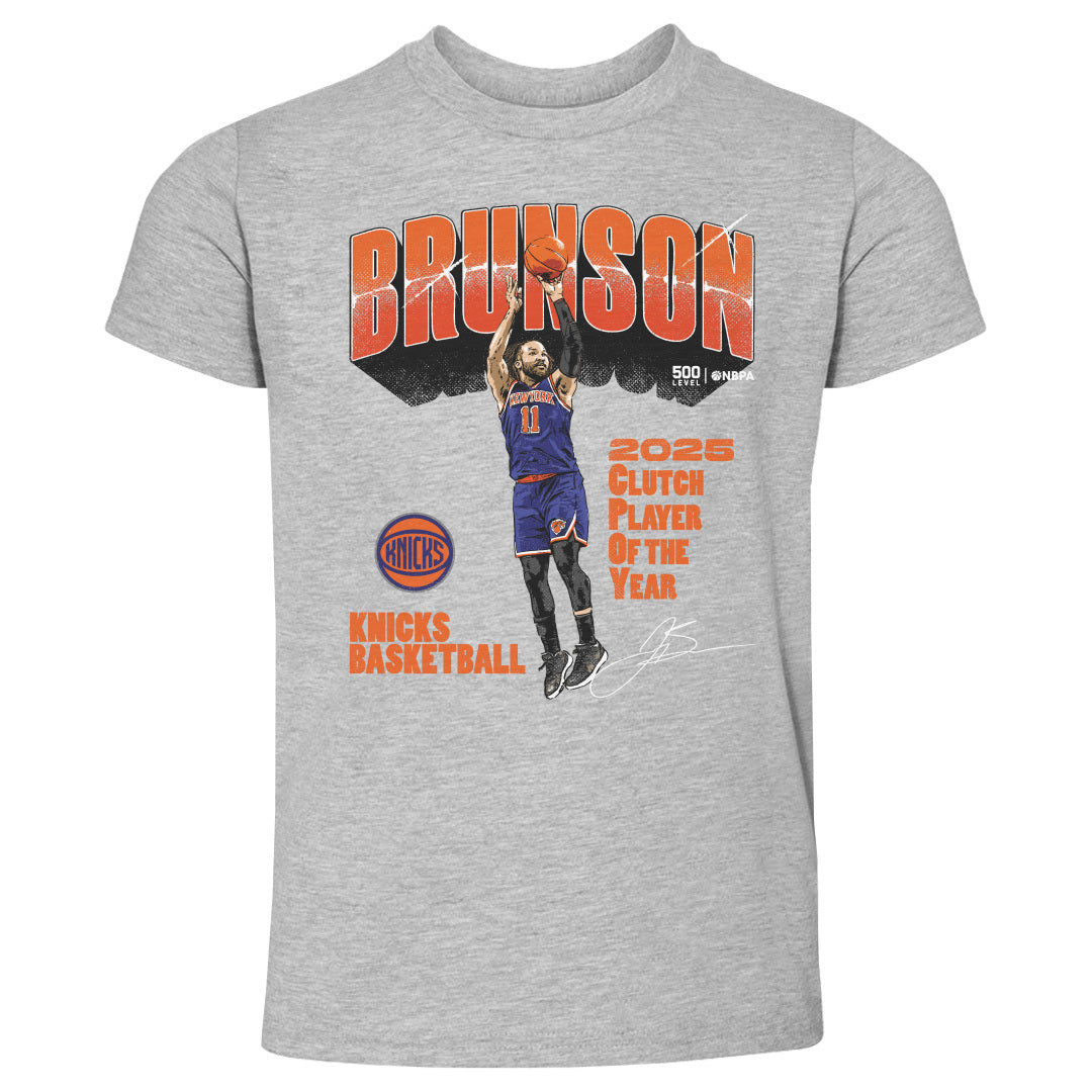 Jalen Brunson New York Knicks 2025 Clutch Player Of The Year WHT