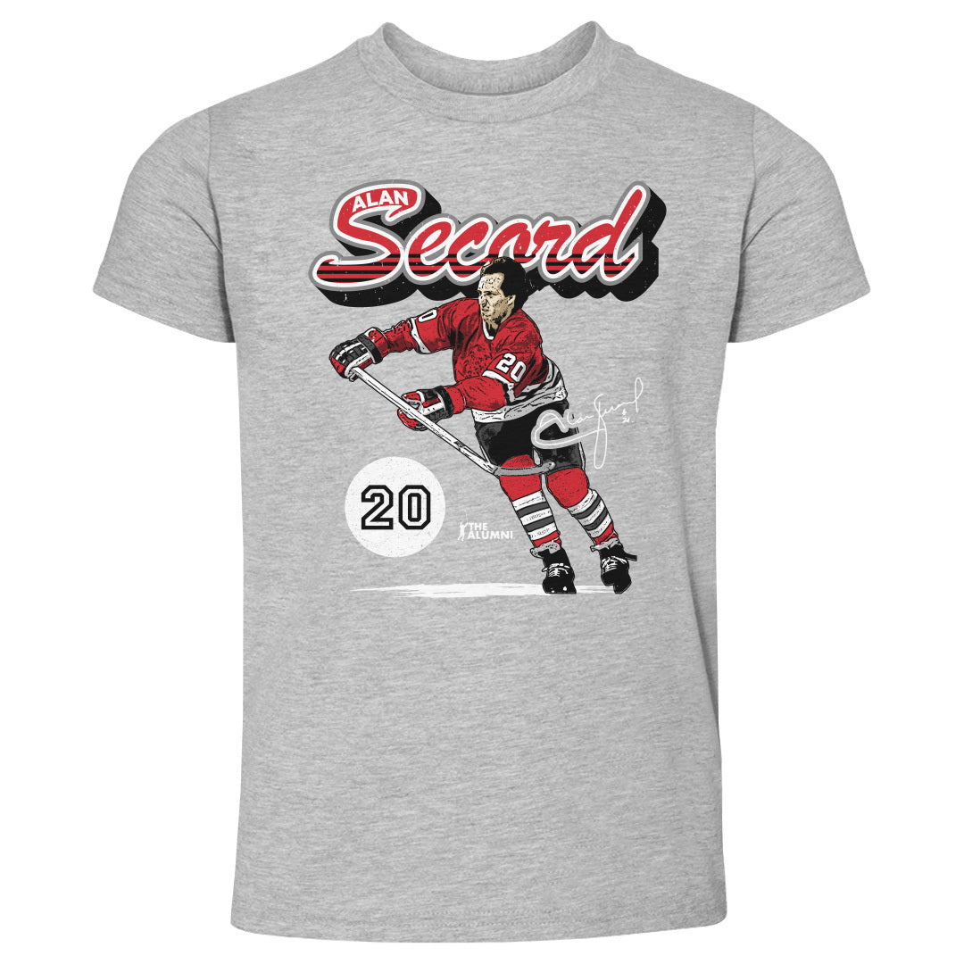 Alan Secord Chicago Retro Script WHT