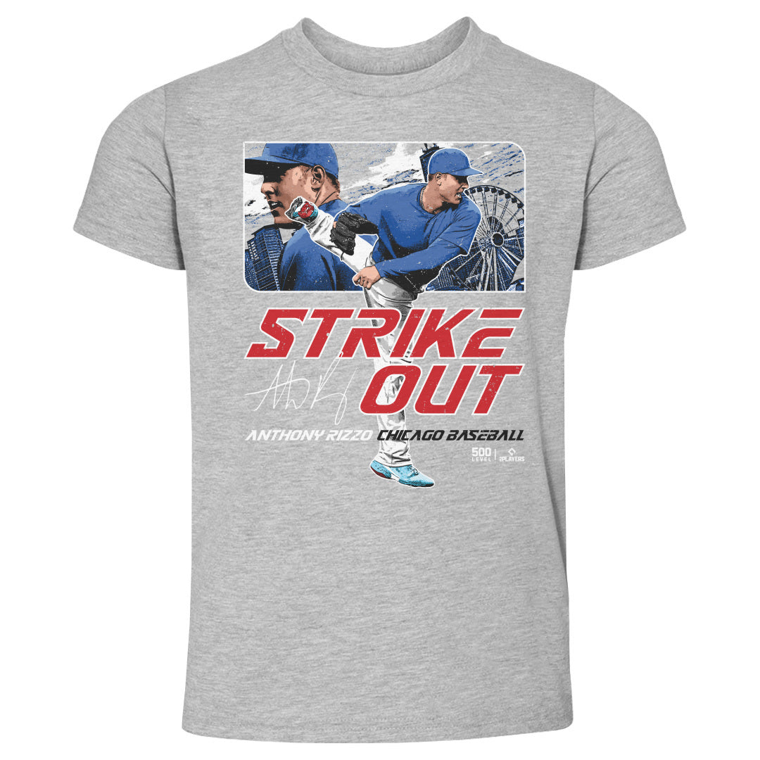 Anthony Rizzo Chicago C Strikeout WHT