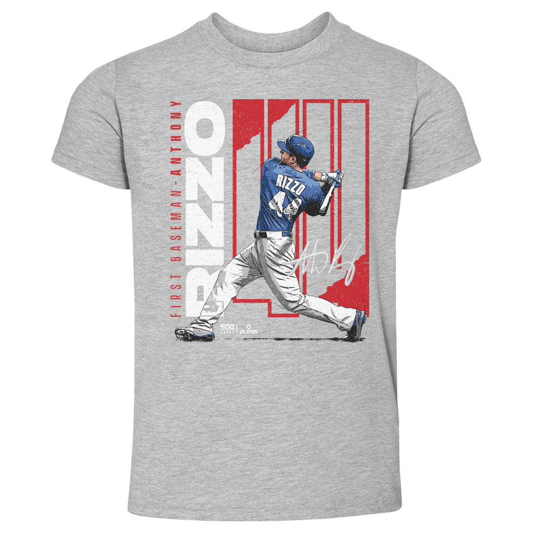 Anthony Rizzo Chicago C Stretch WHT