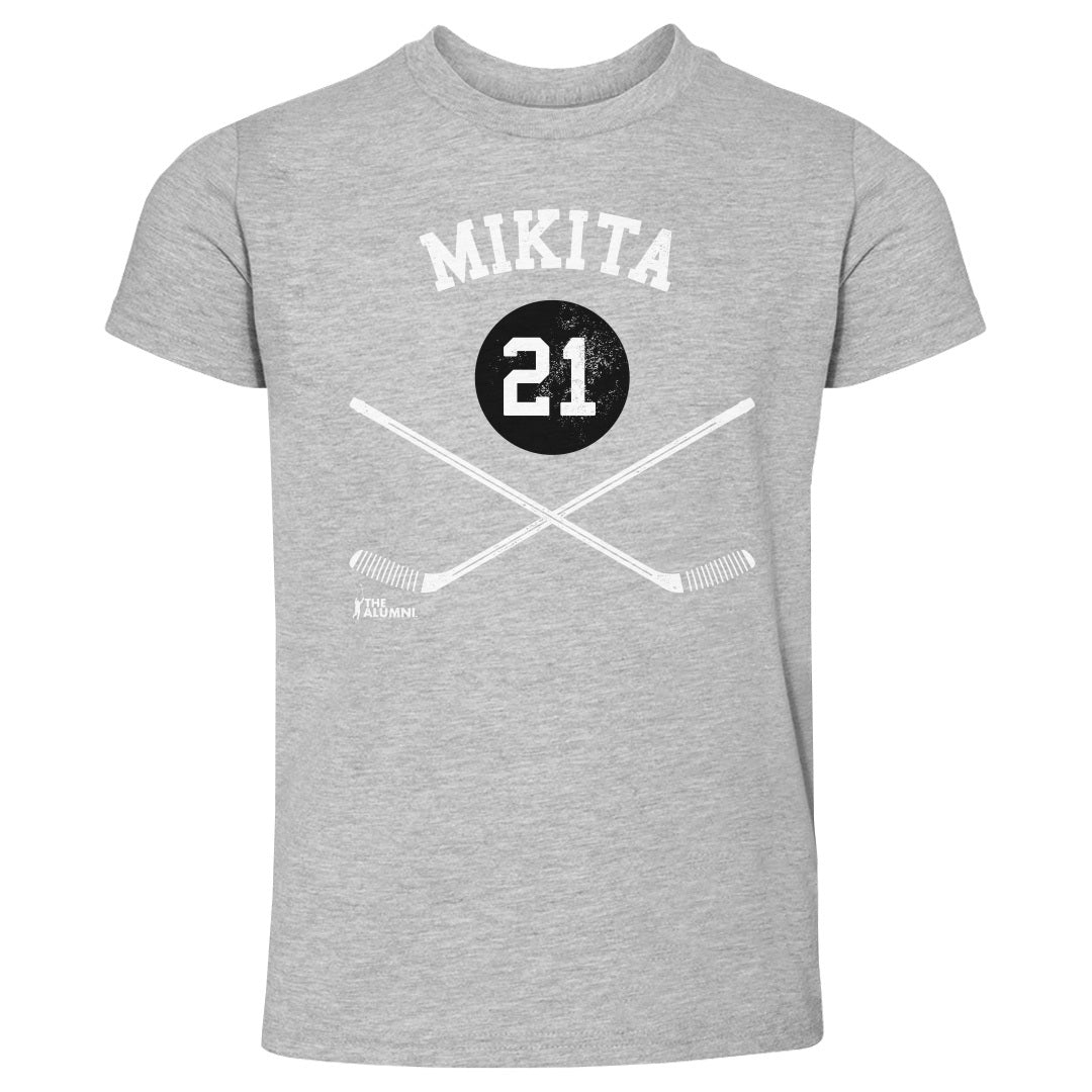 Stan Mikita Chicago 21 Sticks WHT