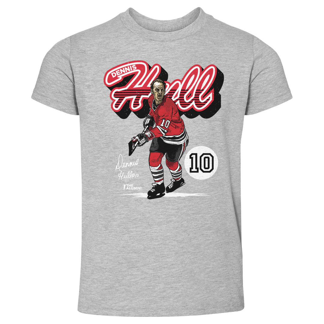 Dennis Hull Chicago Retro Script WHT