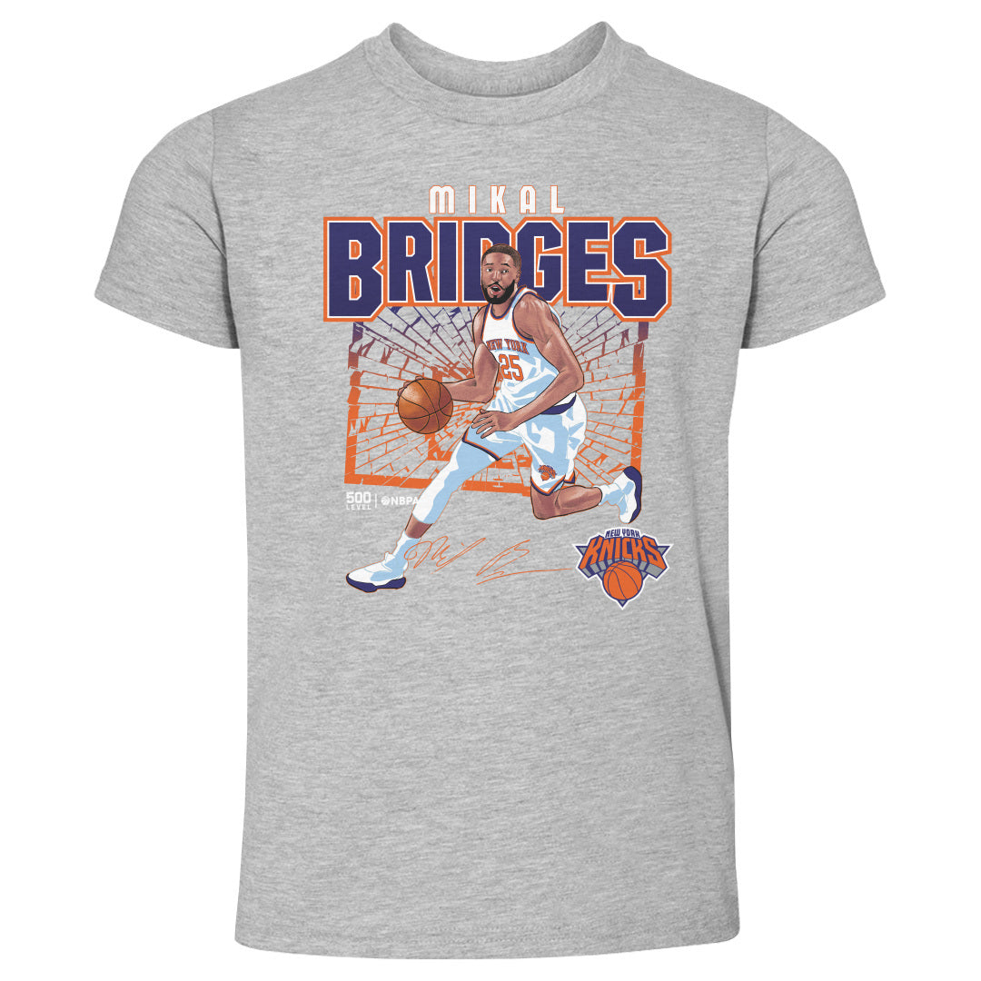 Mikal Bridges New York Knicks Shattered WHT