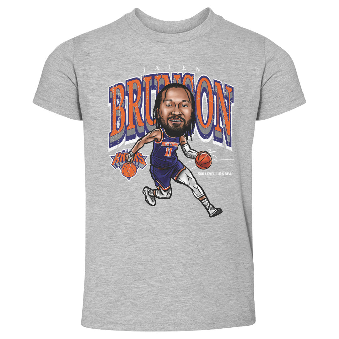 Jalen Brunson New York Knicks Cartoon WHT