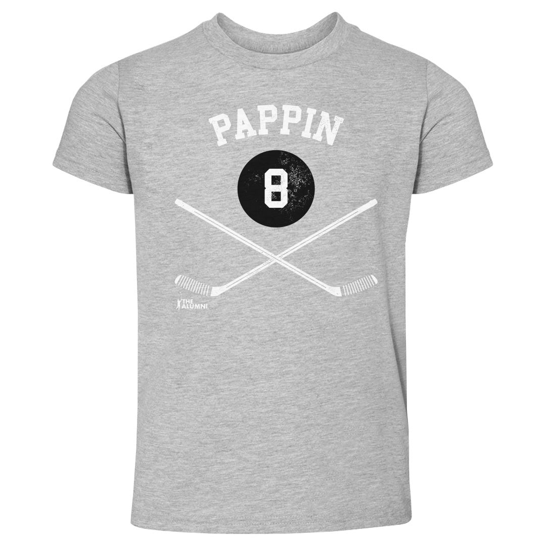 Jim Pappin Chicago 8 Sticks WHT
