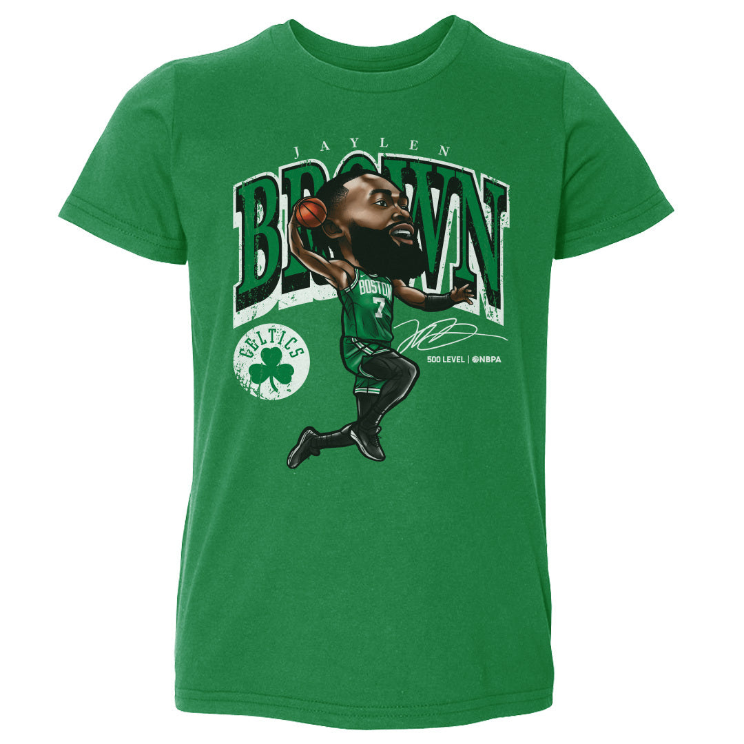 Jaylen Brown Boston Celtics Cartoon WHT