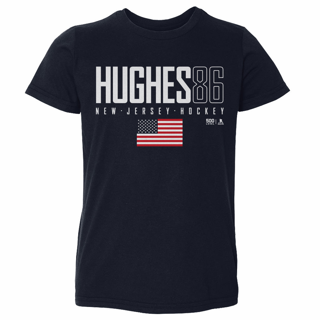 Jack Hughes New Jersey USA Elite WHT