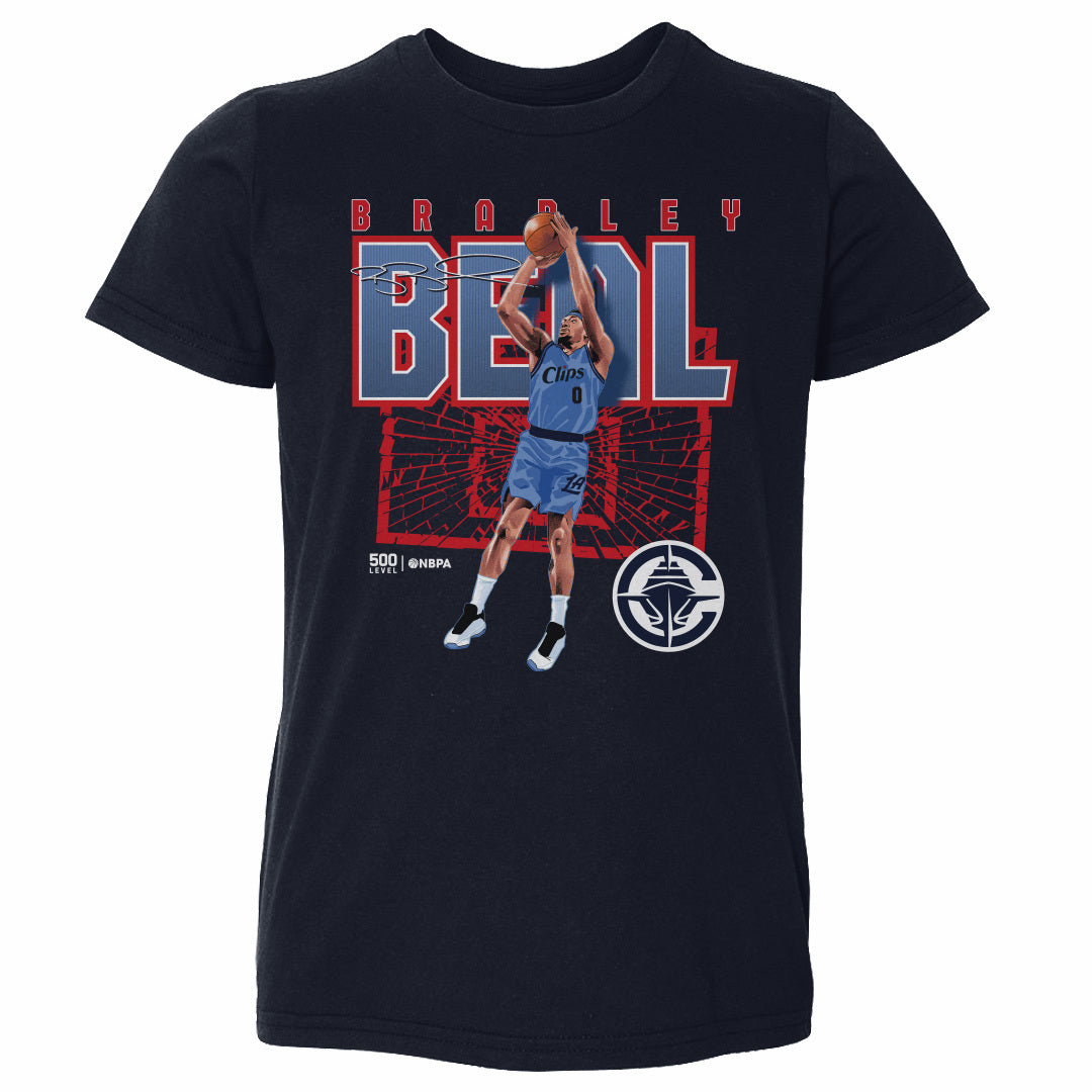 Bradley Beal Los Angeles Clippers Shattered WHT