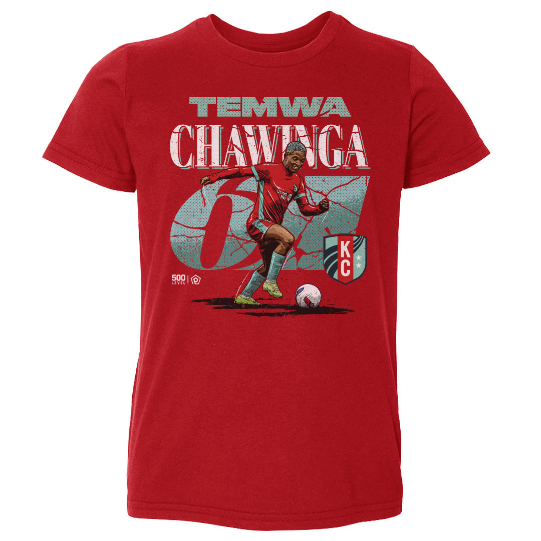 Temwa Chawinga Kansas City Current Cracked Number WHT