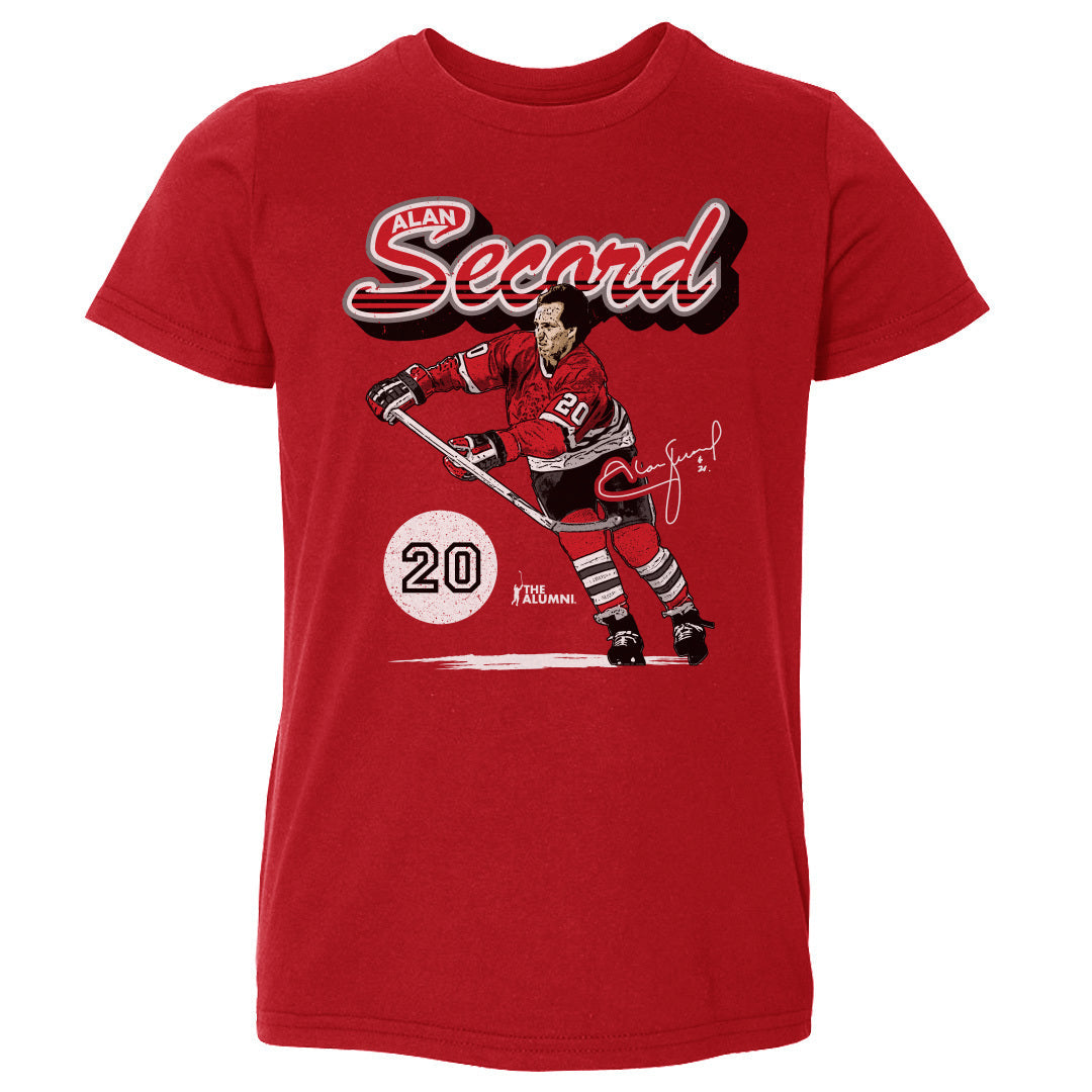 Alan Secord Chicago Retro Script WHT