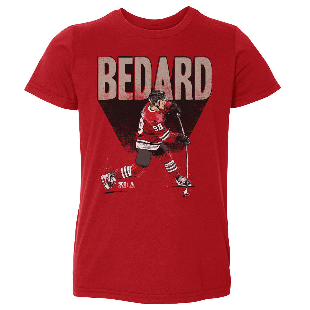 Connor Bedard Chicago Bold WHT