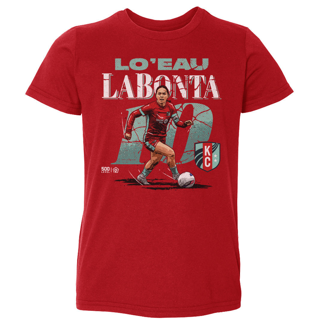 Lo'eau LaBonta Kansas City Current Cracked Number WHT