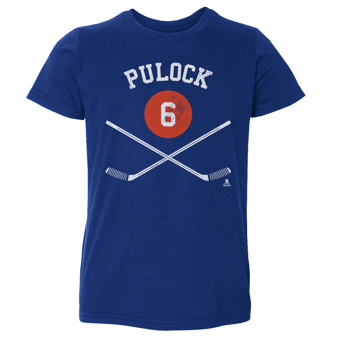 Ryan Pulock New York I Sticks WHT