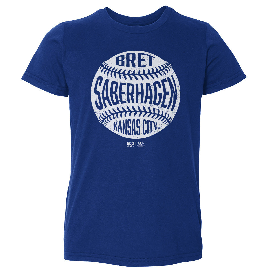 Bret Saberhagen Kansas City Vintage Baseball WHT
