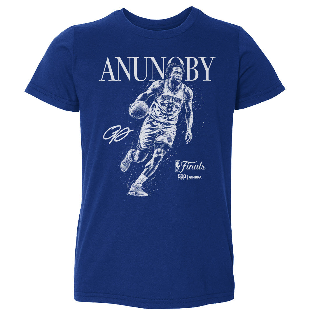 OG Anunoby New York Knicks NBA Finals 2026 Mono WHT