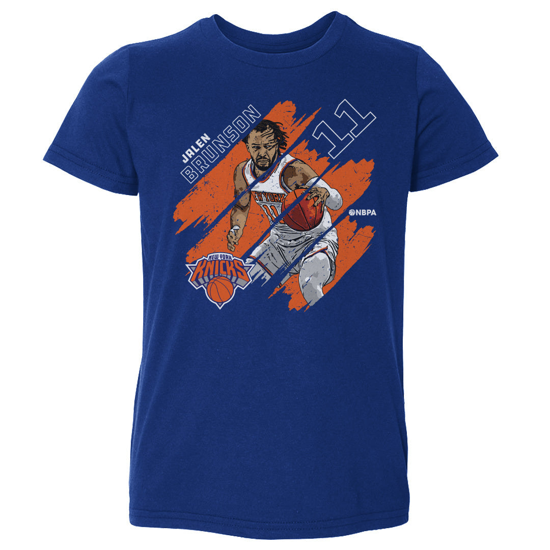 Jalen Brunson New York Knicks Stripes WHT