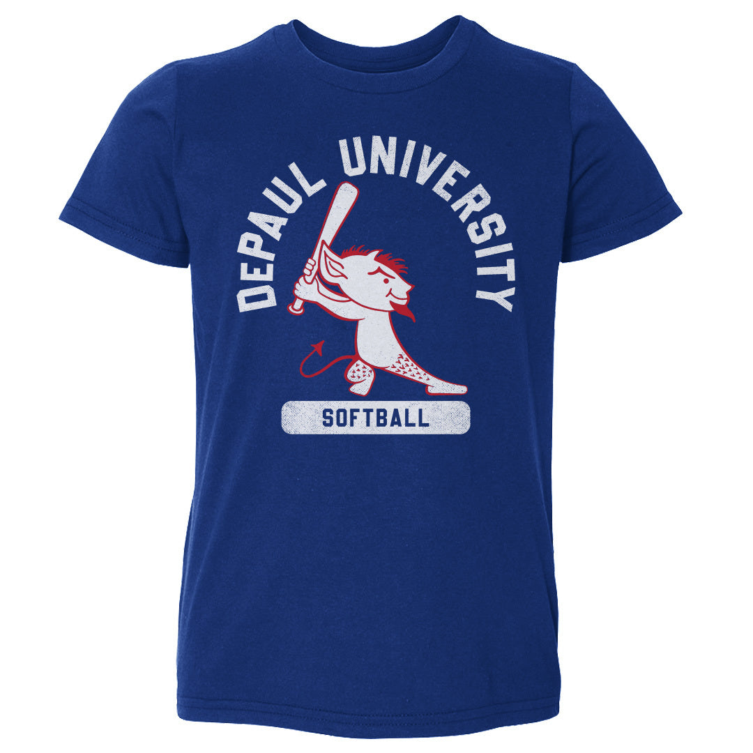 DePaul Blue Demons Billy Softball WHT