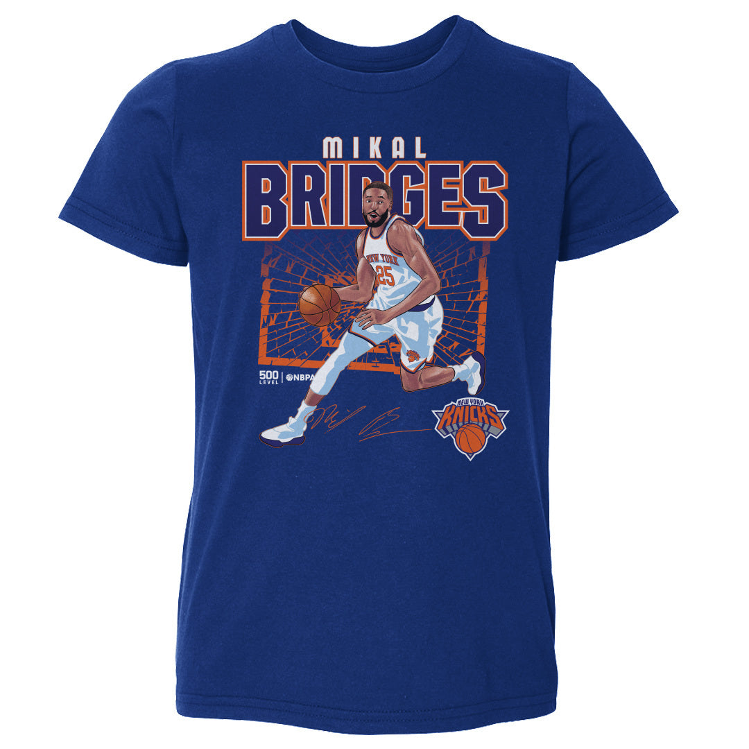 Mikal Bridges New York Knicks Shattered WHT