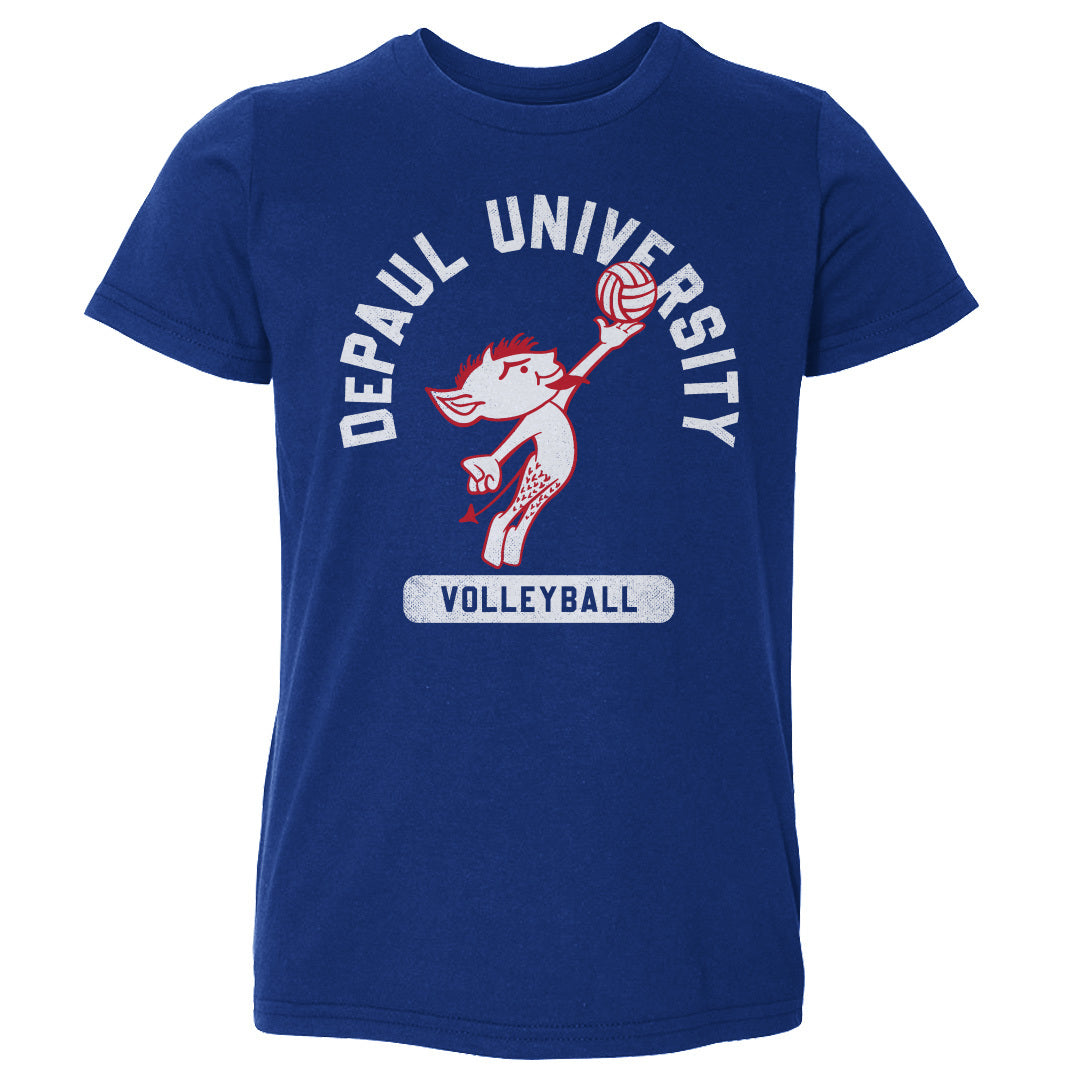 DePaul Blue Demons Billy Volleyball WHT