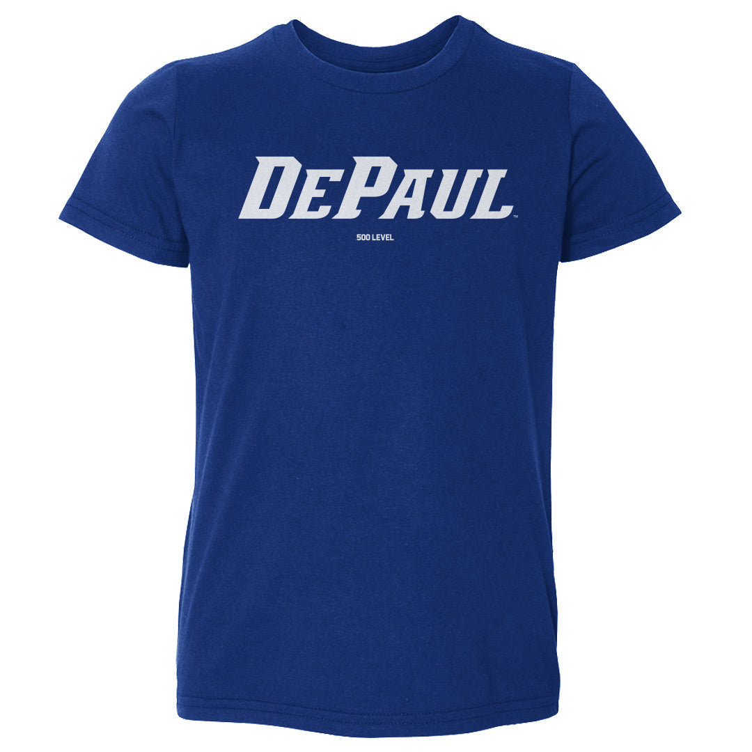 DePaul Blue Demons Wordmark White WHT